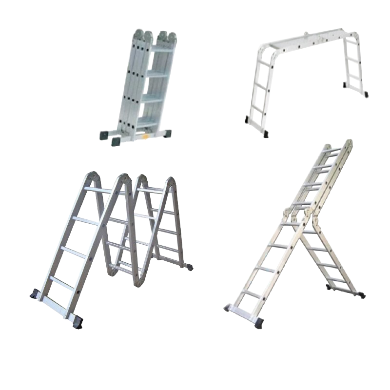 Escalera de Uso Múltiple Articulada 4 Tramos de Aluminio Serie ML